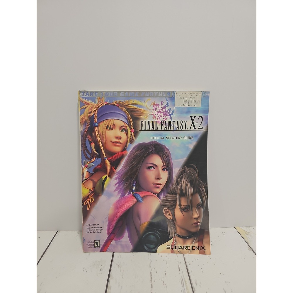 Final Fantasy X-2 Official Strategy Guide  Square Enix PS2 Book With Poster